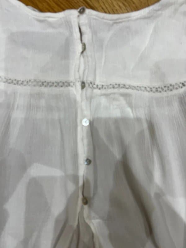 Mango Mango white top size medium