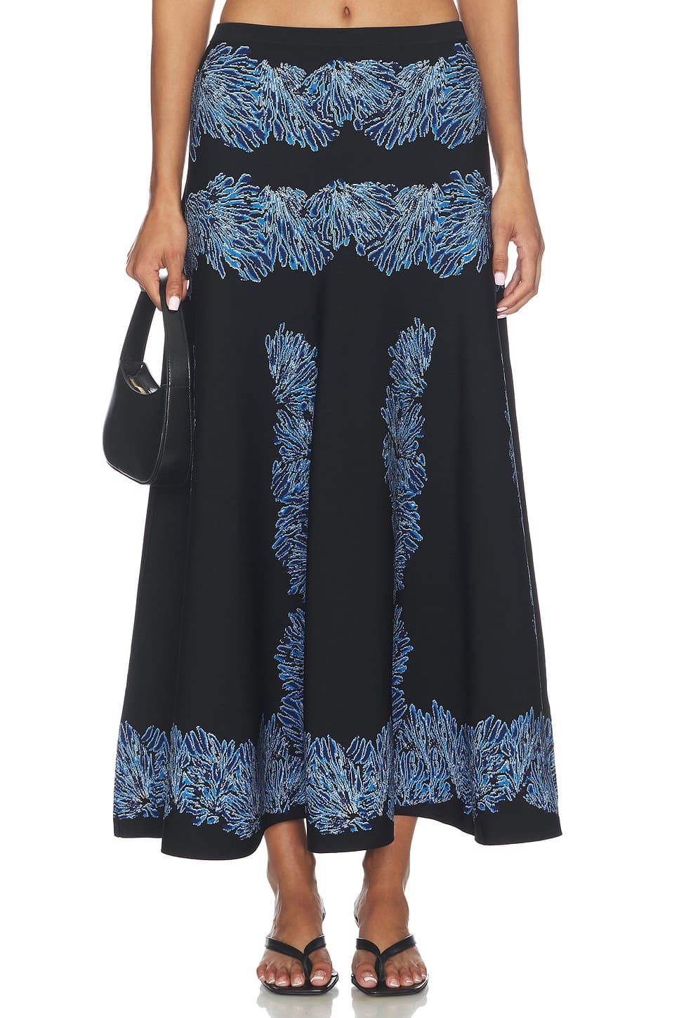revolve Alessia Knit Jacquard Skirt