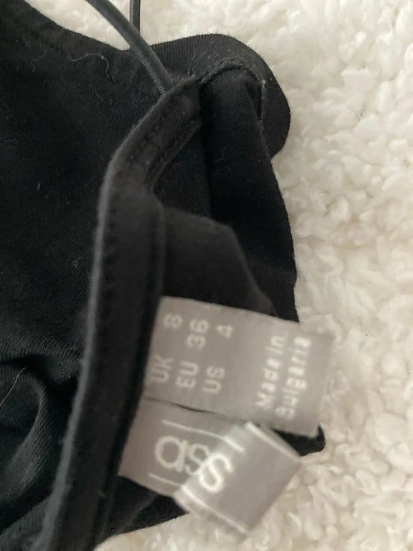 ASOS Black Stretchy Cami Crop Top