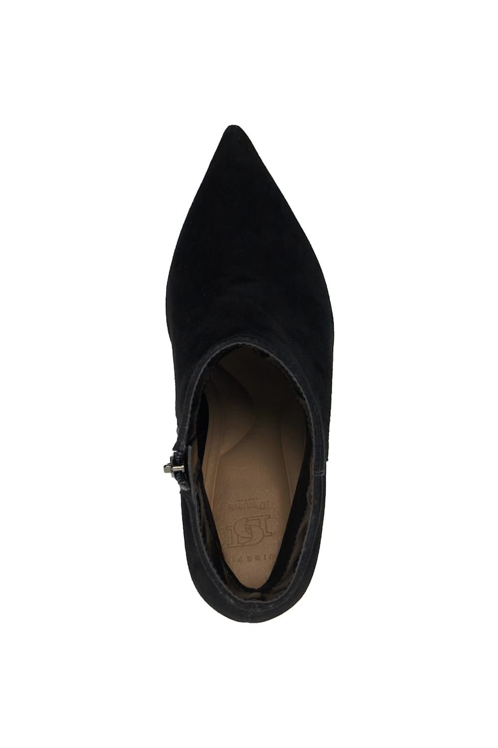 Dune London Dune London Women's Wide Fit 'Obsessively' Suede Ankle Boots in Black - 4