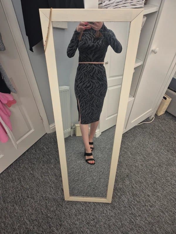 New Look Skirt and top glittery co ord