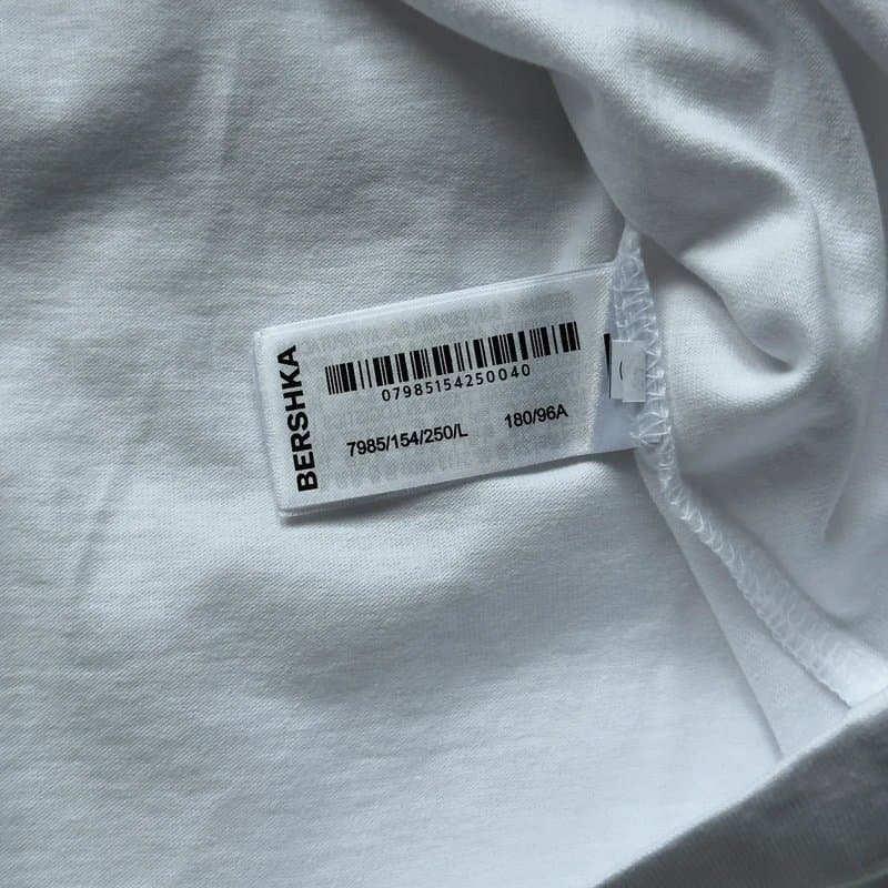 Bershka Bershka White Graphic T-shirt