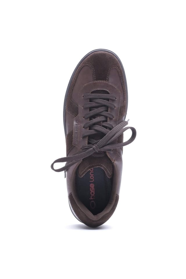Base London Base London Men's Tommo Lace Up Trainer in Brown - 3