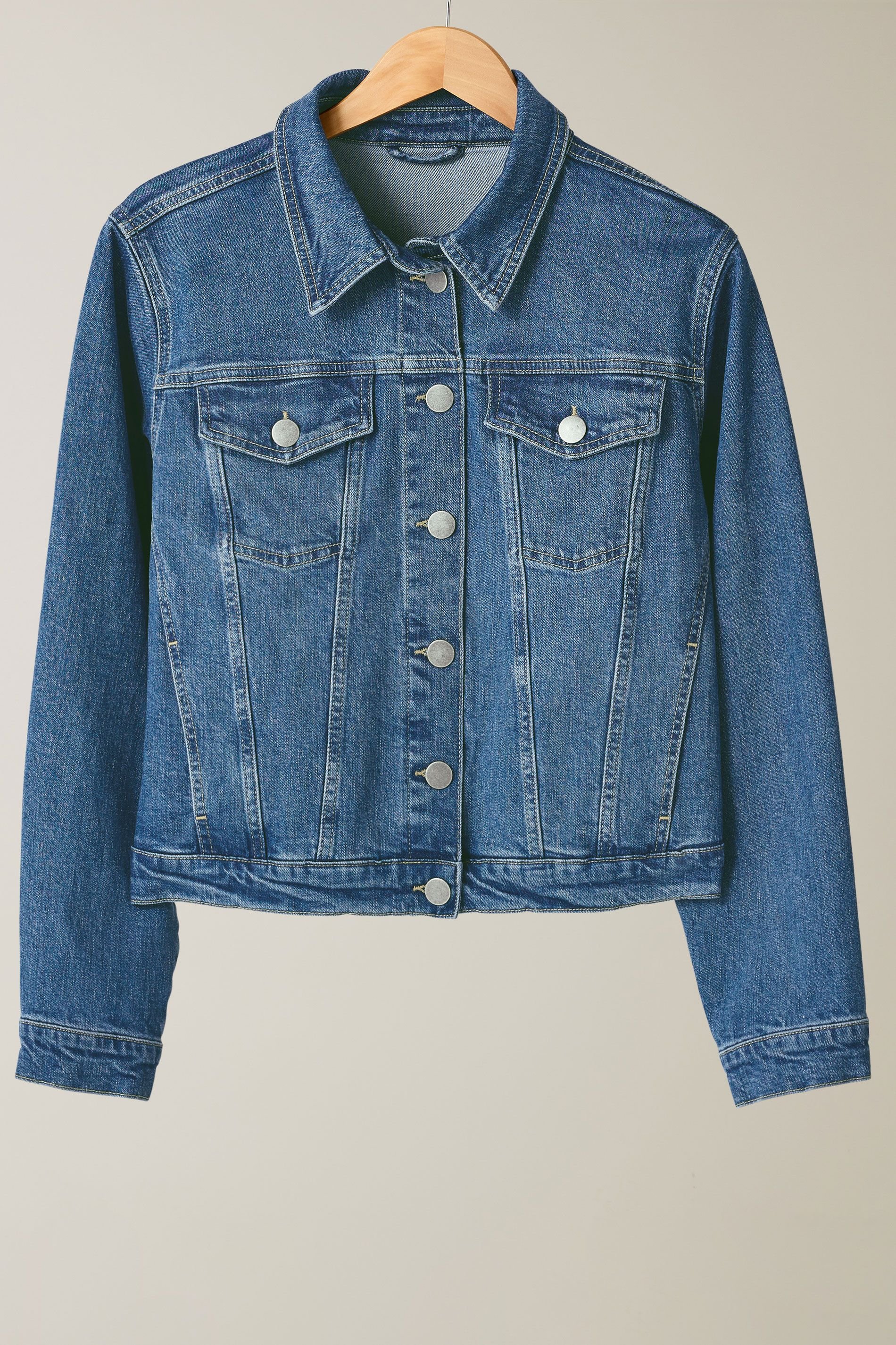 Evans Evans Women's Premium Denim Jacket in Blue - 2