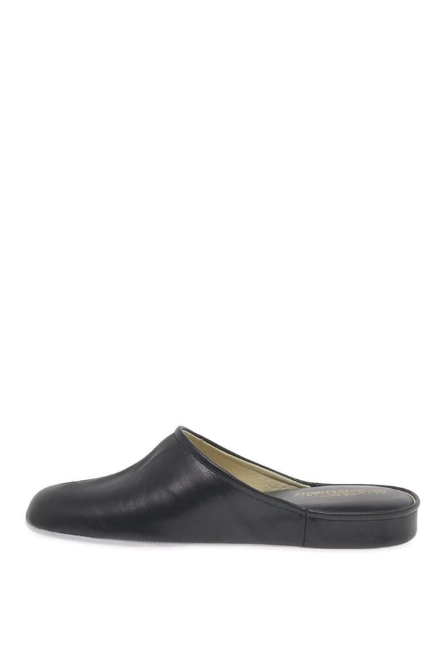 Charles Clinkard Charles Clinkard Men's 'Gavin' Leather Slippers in Black - 3