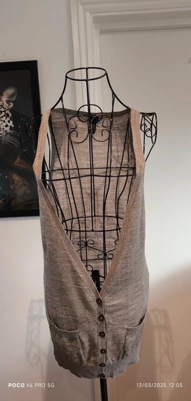 Topshop Longline Summer Waistcoat Size 10