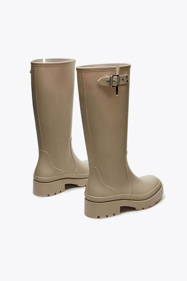 Steve Madden STEVE MADDEN Women's 'Rocky Boot Bone' Boots in Cream - 3