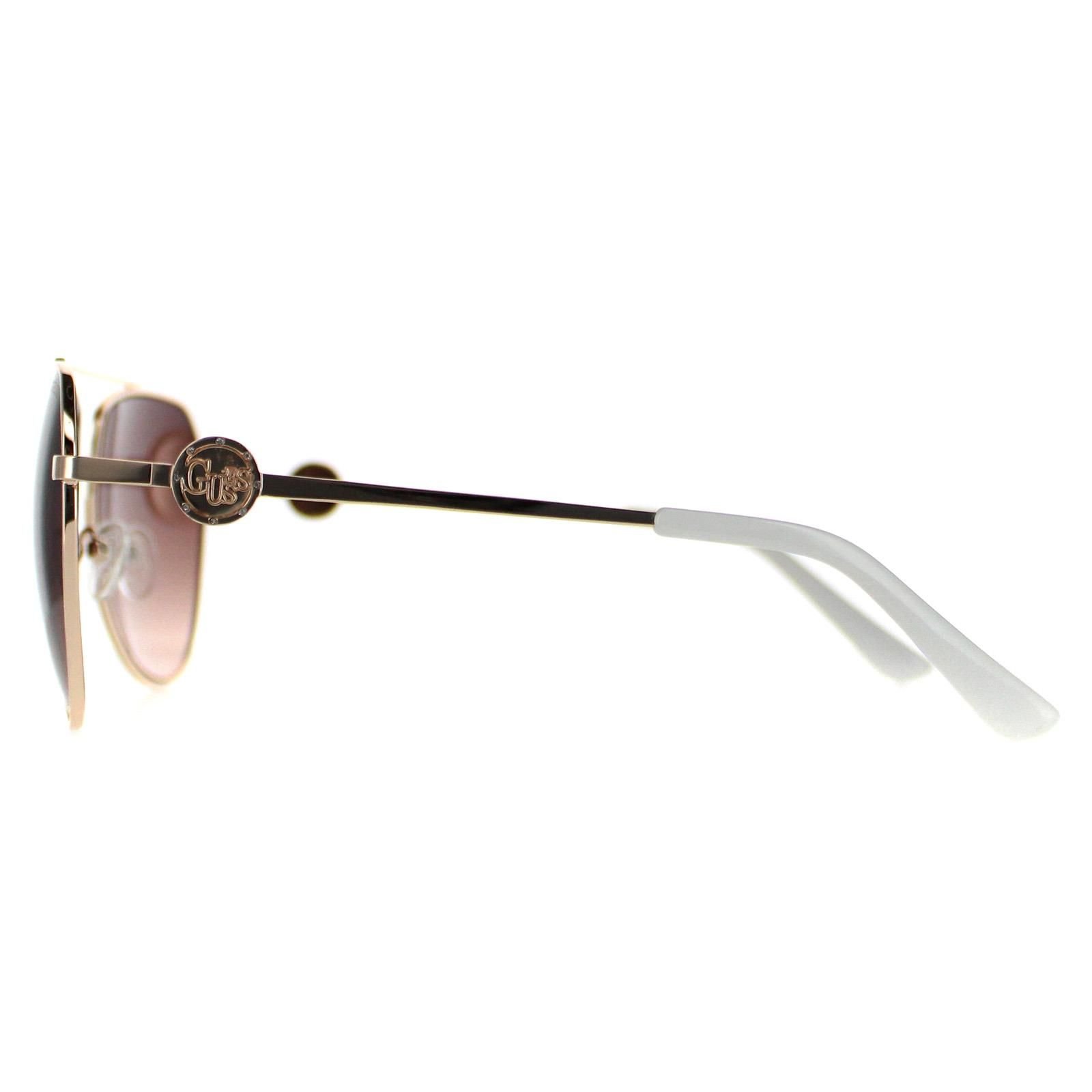 Guess Guess Women's Aviator Gold Brown Gradient GF6140 - 3