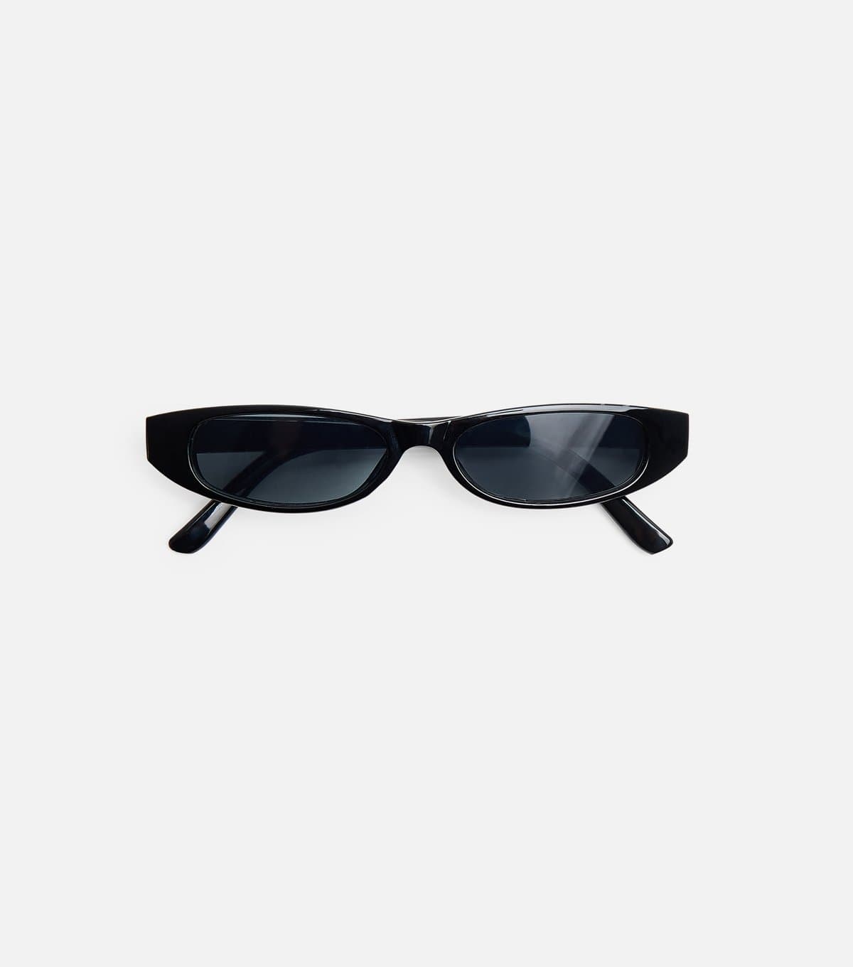 Public Desire Black Skinny Cat Eye Sunglasses Public Desire New Look