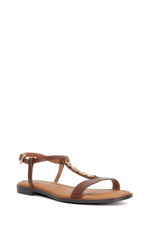Dune London Dune London Women's 'Lollipops' Leather Sandals in Brown - 2