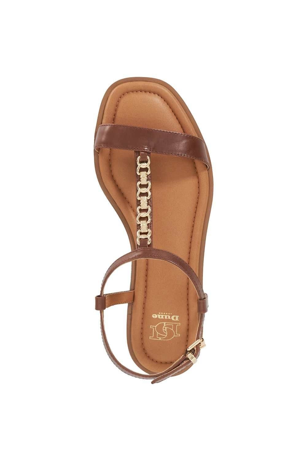 Dune London Dune London Women's 'Lollipops' Leather Sandals in Brown - 4