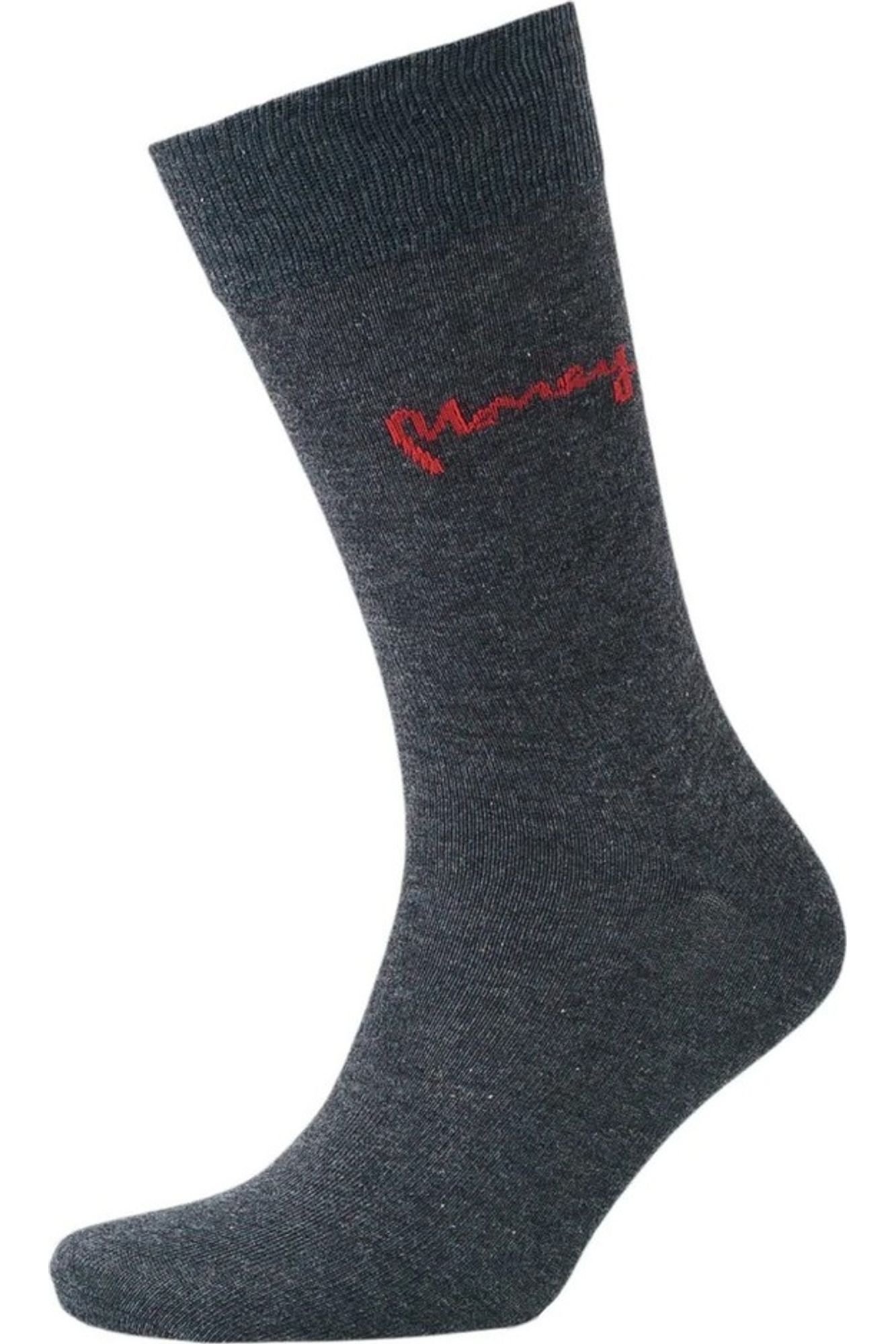 Money Money Men's Signature Socks (Pack of 3) in Black - 2