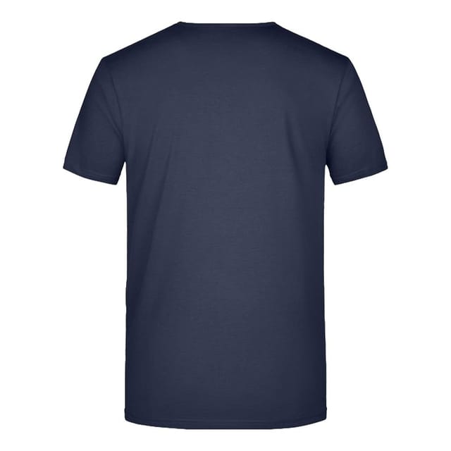 James and Nicholson James and Nicholson Men's V Neck Slim T-Shirt in Navy - 2