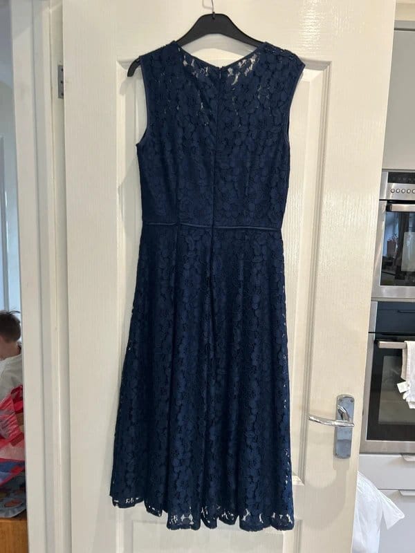 Dorothy Perkins Navy lace dress. - 1