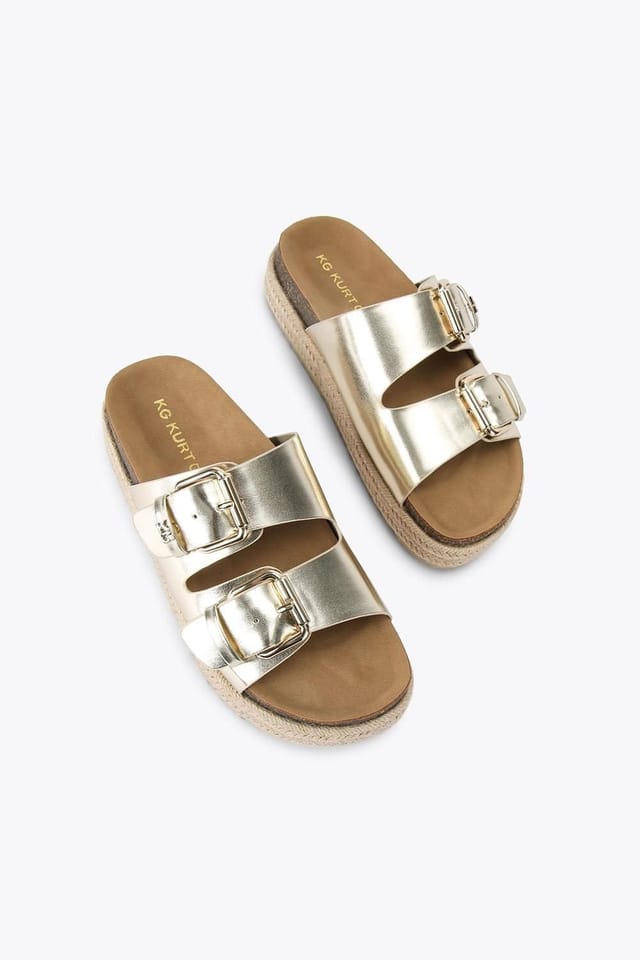 KG Kurt Geiger KG Kurt Geiger Women's 'Raquel2' Flats in Gold - 2