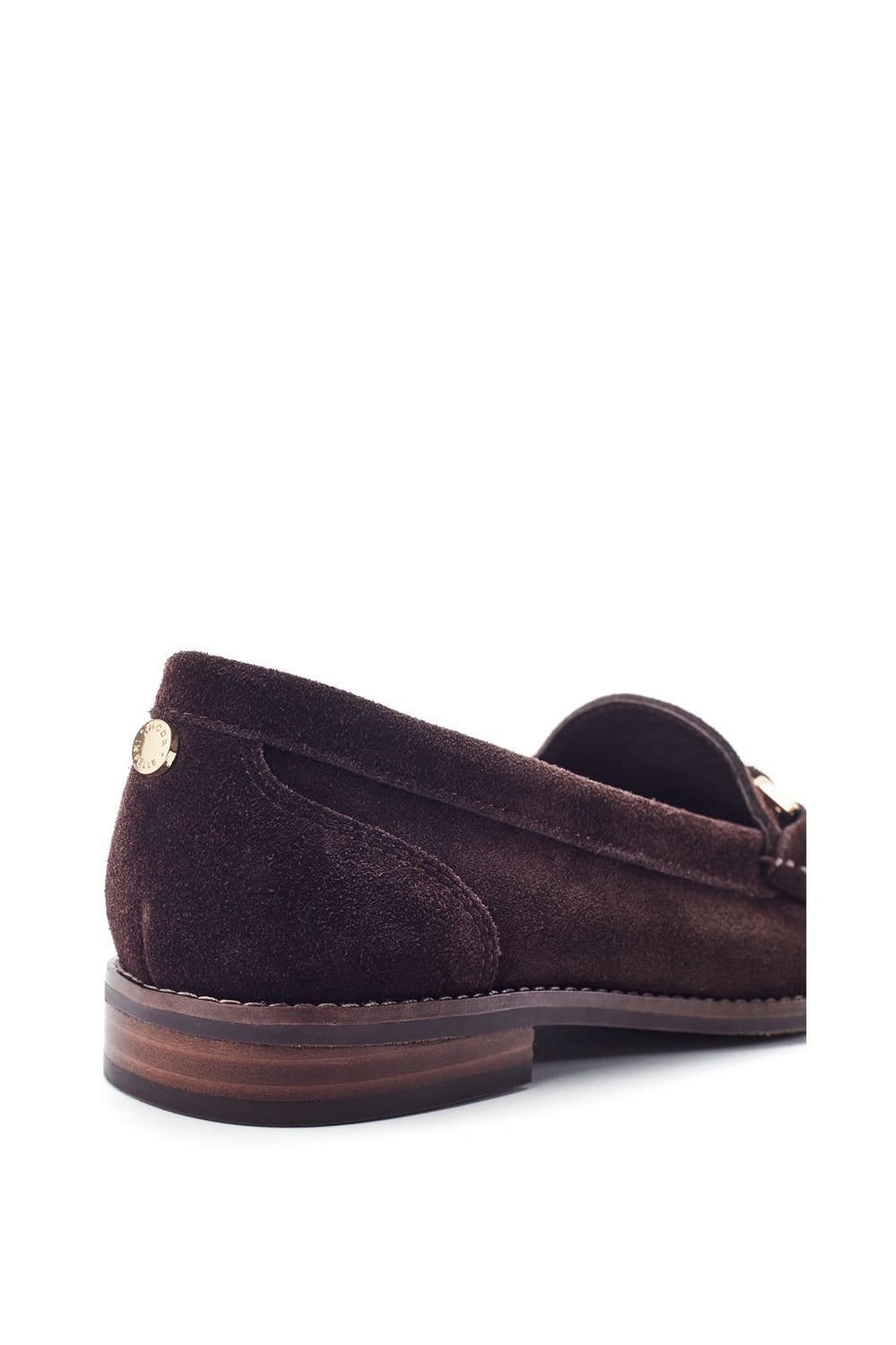 Moda In Pelle Moda In Pelle Women's 'Emella' Suede Loafers in Dark Brown - 4