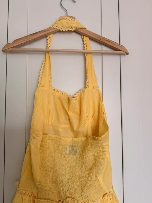 ASOS ASOS milkmaid cotton maxi halter dress size 10