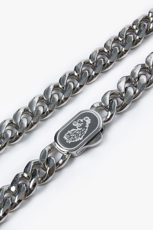 Luke 1977 Luke 1977 Men's Cuban Bracelet (8mm 22cm) in Silver - 2