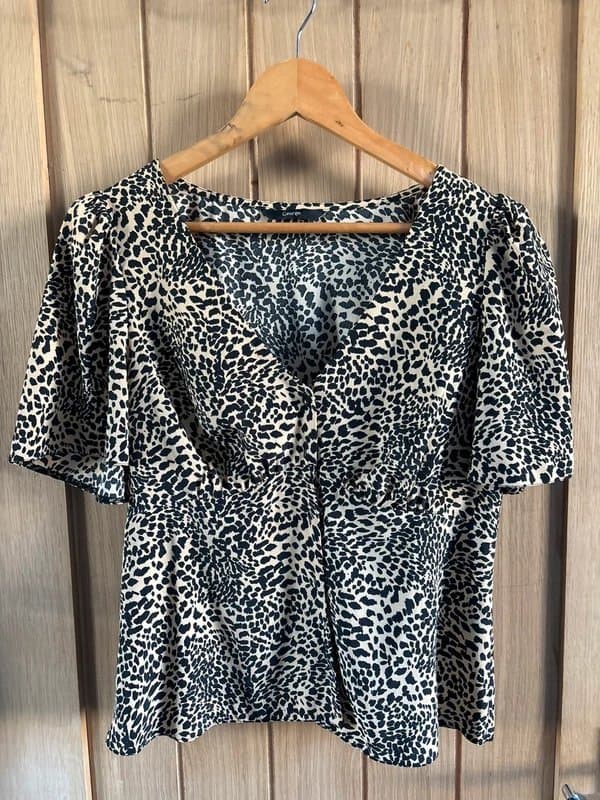 George Leopard print blouse
