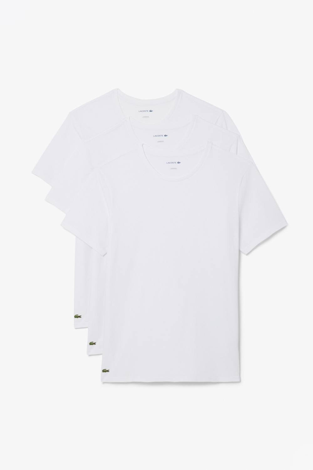 Lacoste Lacoste Men's 3 Pack T-Shirt Set All White - 3