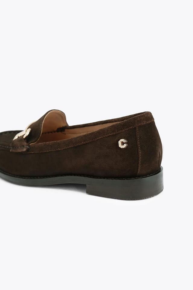 Carvela Carvela Women's 'Snap' Suede Flats in Dark Brown - 3