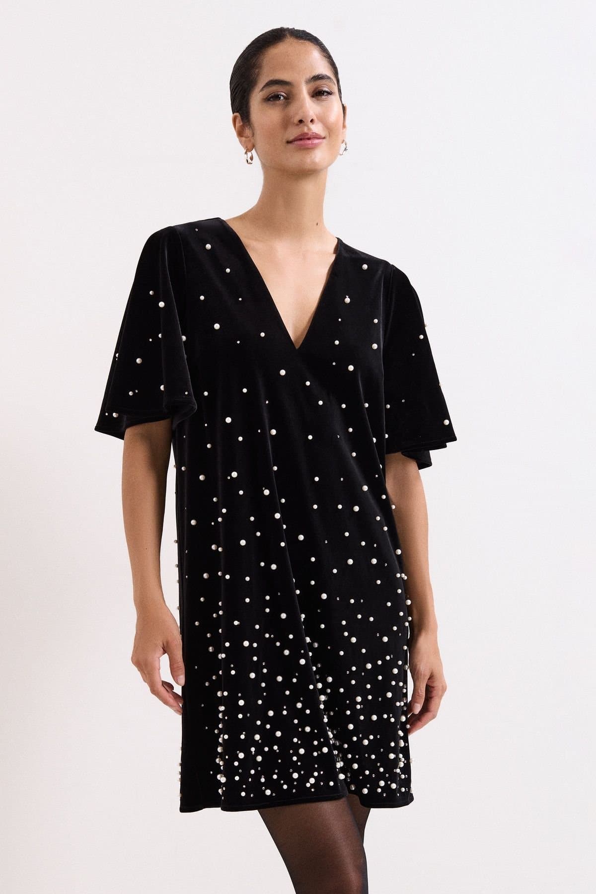 Phase Eight Phase Eight Women's Pennie Velvet Dress in Black