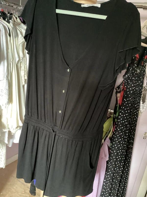 Everyday Wear Black  play suit