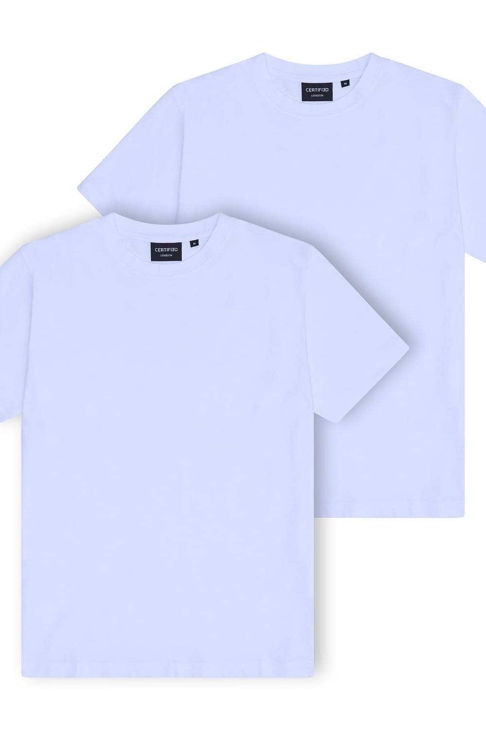Certified Certified Men's Kenton Tee (2 Pack) in White - 4