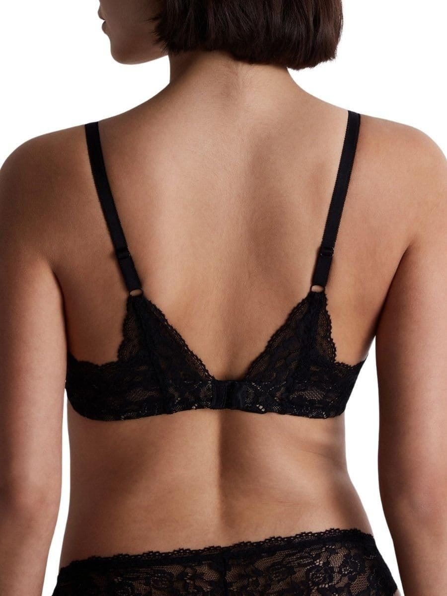 Aubade Aubade Women's Rosessence Care Triangle Plunge Bra in Black - 4