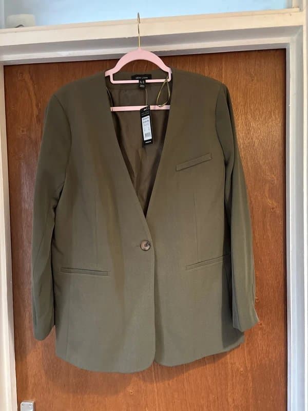 New Look Gorgeous khaki green new look blazer