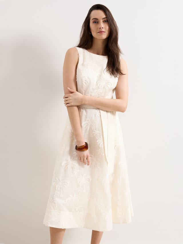 Phase Eight Phase Eight Women's Harley White Dress in Warm White - 2