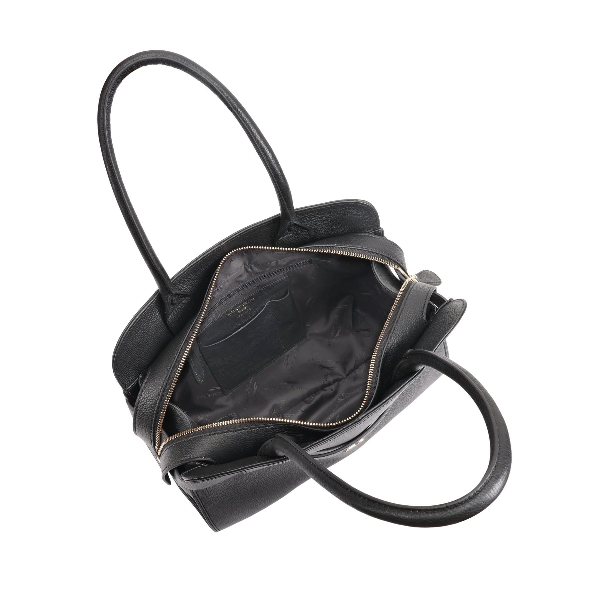Paul Costelloe Paul Costelloe Women's Colima Leather Shoulder Bag in Jet Black - 4