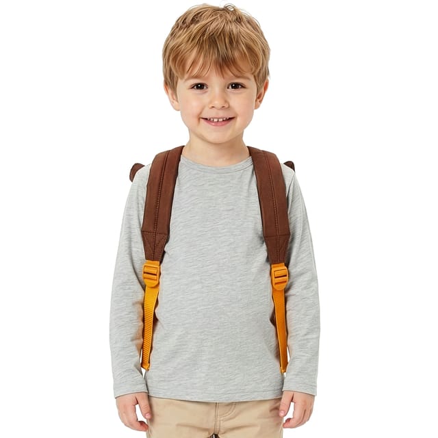 Gruffalo Gruffalo Men's Backpack With 3D Ears in Brown - 3