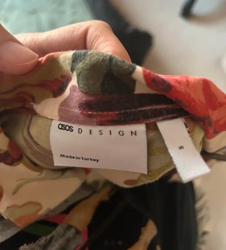 ASOS ASOS Flowery Button T-Shirt