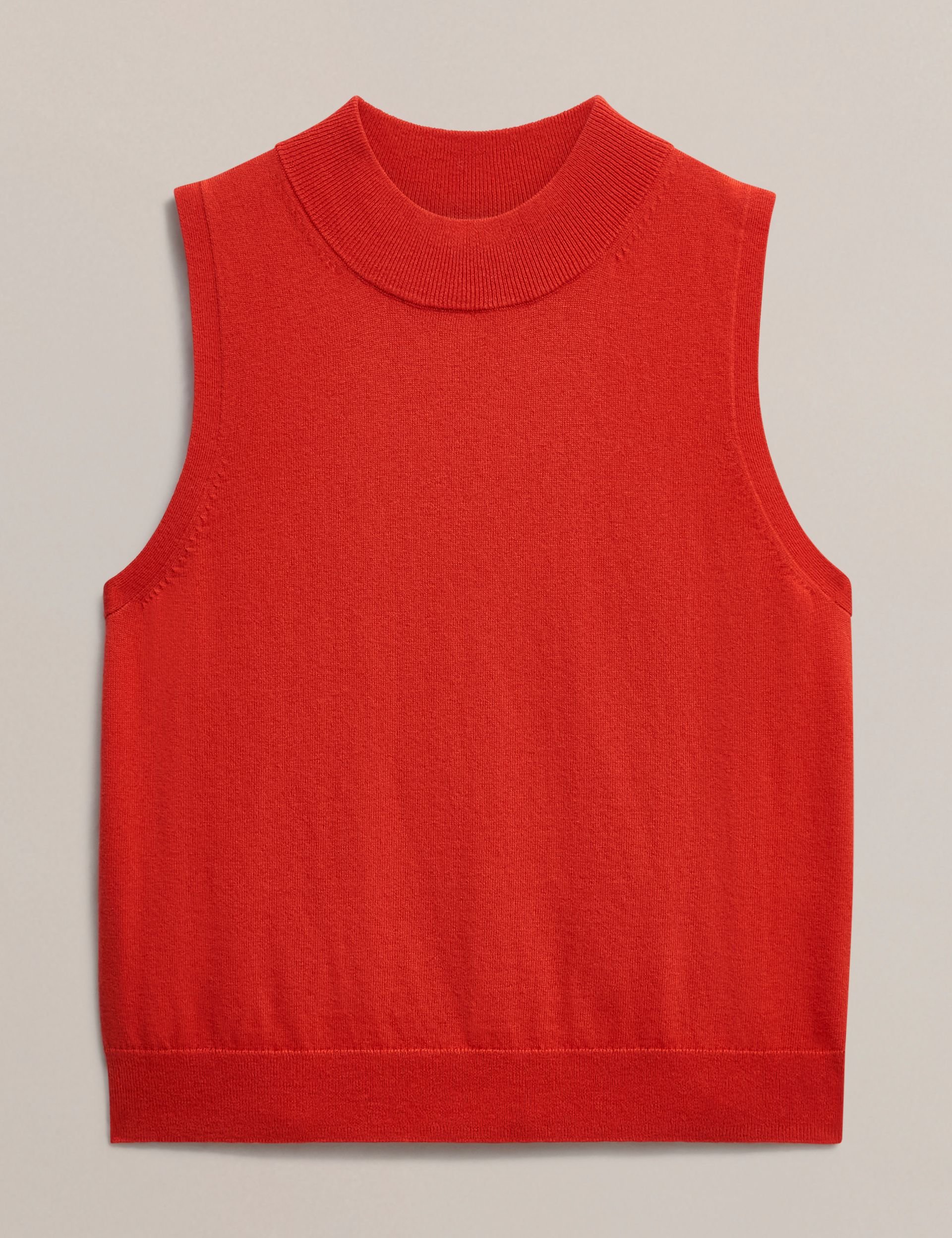 Hobbs London Hobbs London Women's Priya Knitted Vest in Scarlet - 2