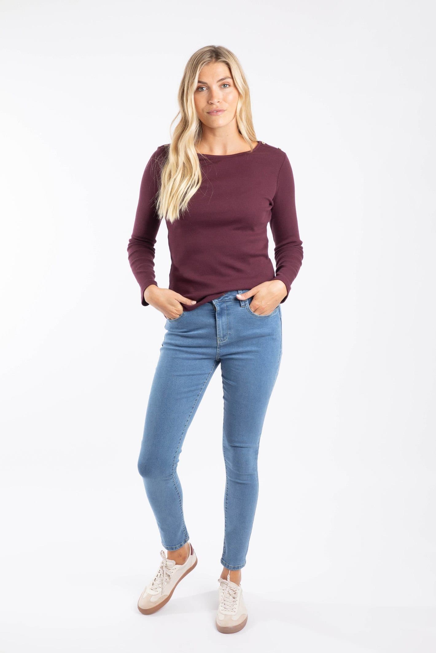 Weird Fish Weird Fish Women's Gerrie Slim Jean in Blue