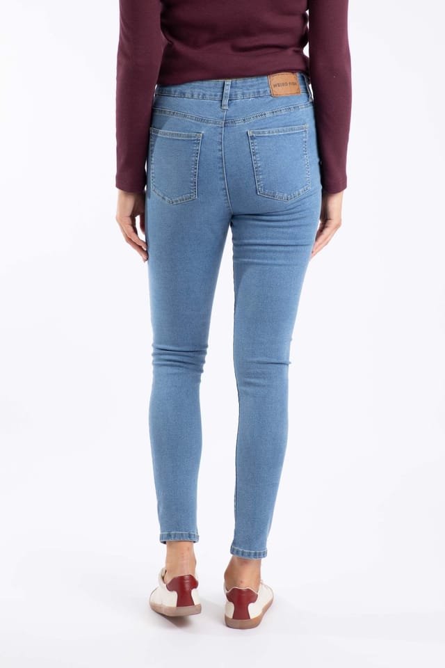 Weird Fish Weird Fish Women's Gerrie Slim Jean in Blue - 3