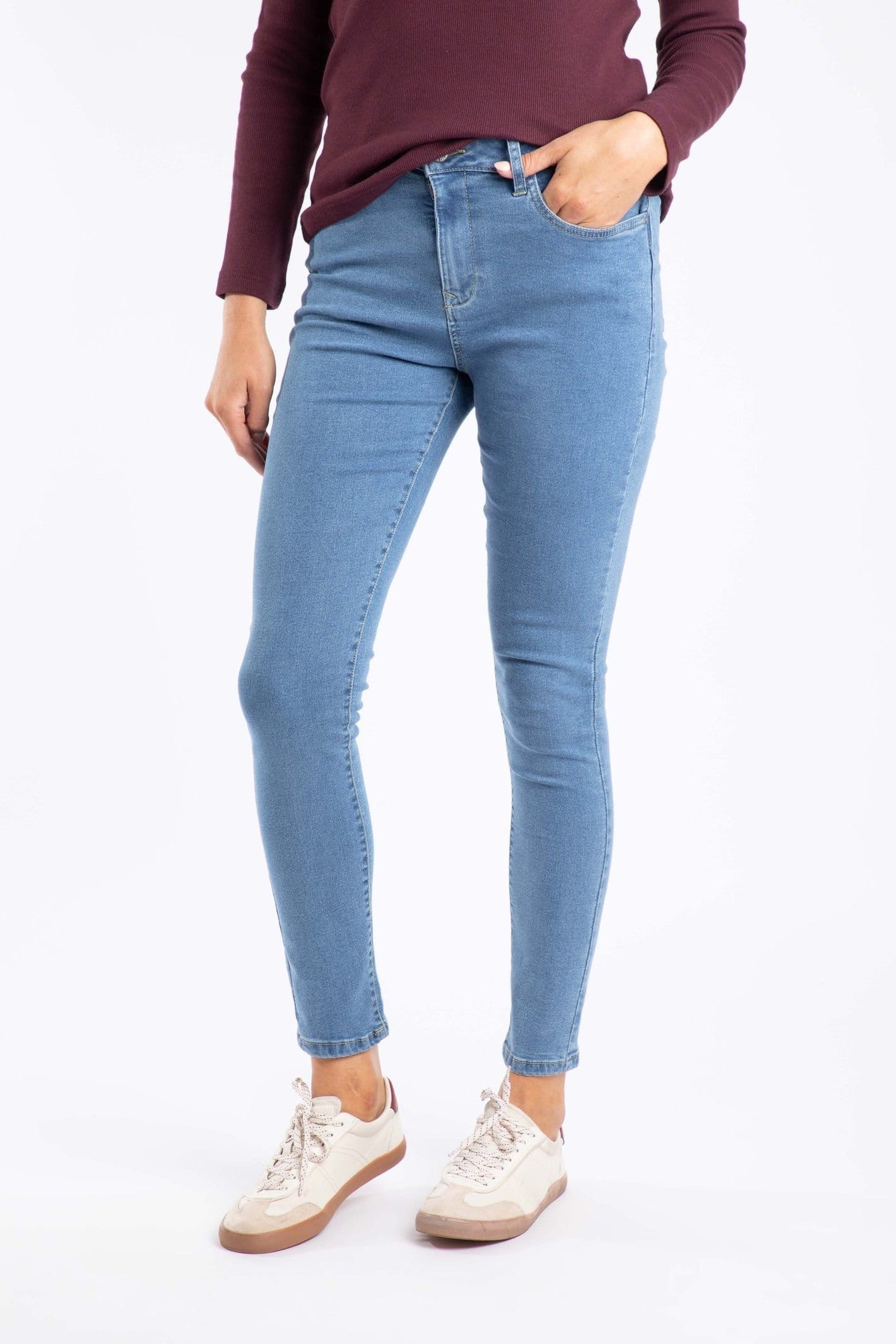 Weird Fish Weird Fish Women's Gerrie Slim Jean in Blue - 4