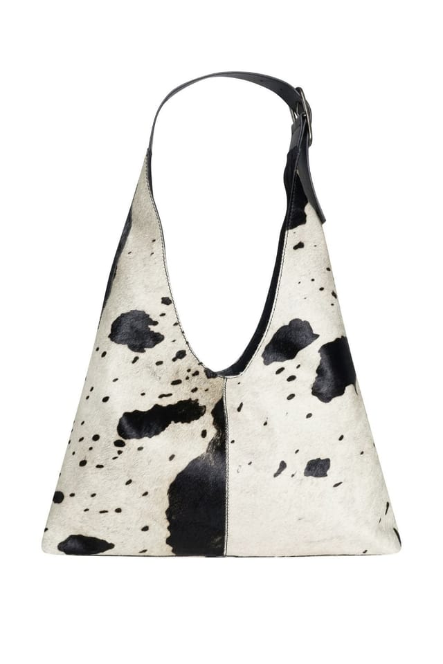 Barneys Originals Barneys Originals Women's Cow Hide Leather Shoulder Bag in White - 3