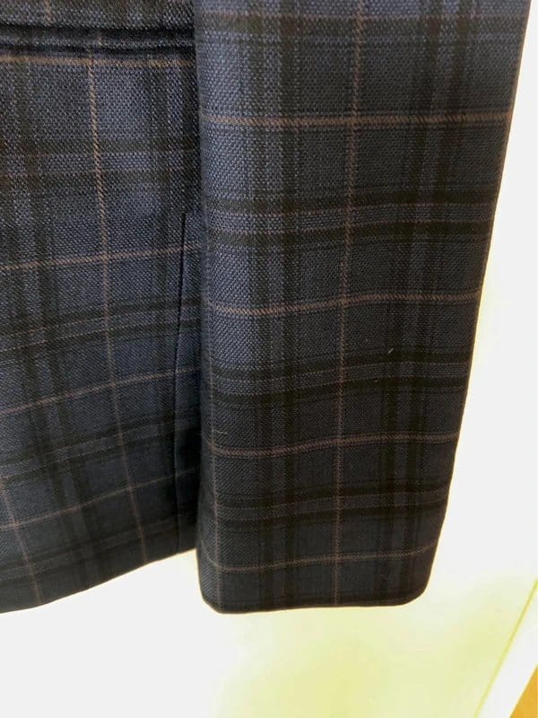 New Look Navy & Brown Check Jacket