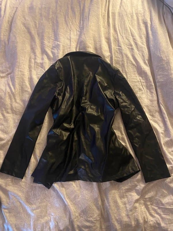 Bershka Leather blazer