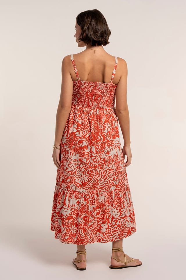 Brakeburn Brakeburn Women's CATARINA DRESS in Coral - 2