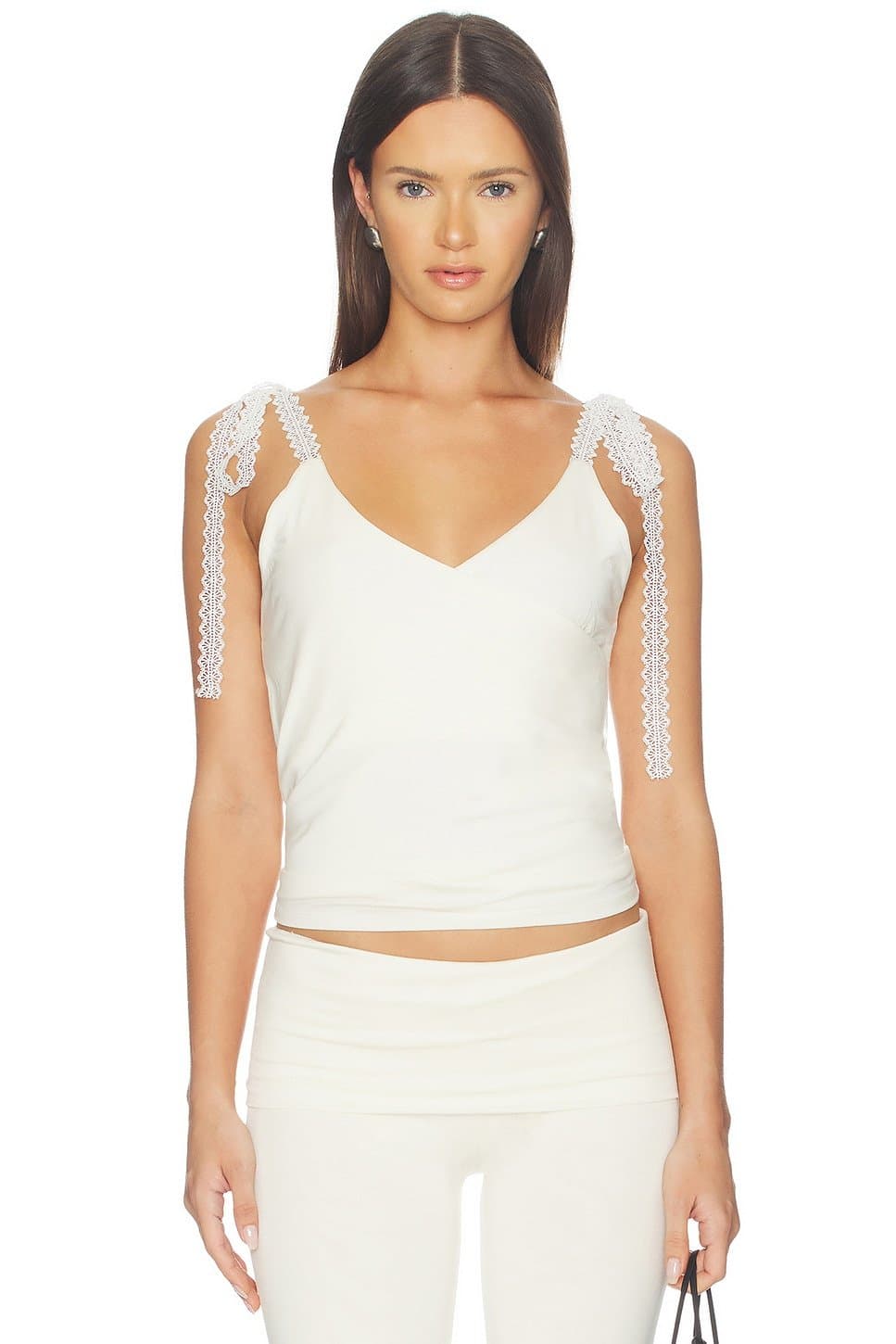 revolve Revolve Vanilla Lace Trim Cami Top
