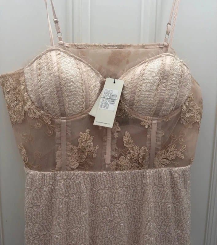 Never Fully Dressed Never fully dressed Bridal sequin and lace corset dress size 16