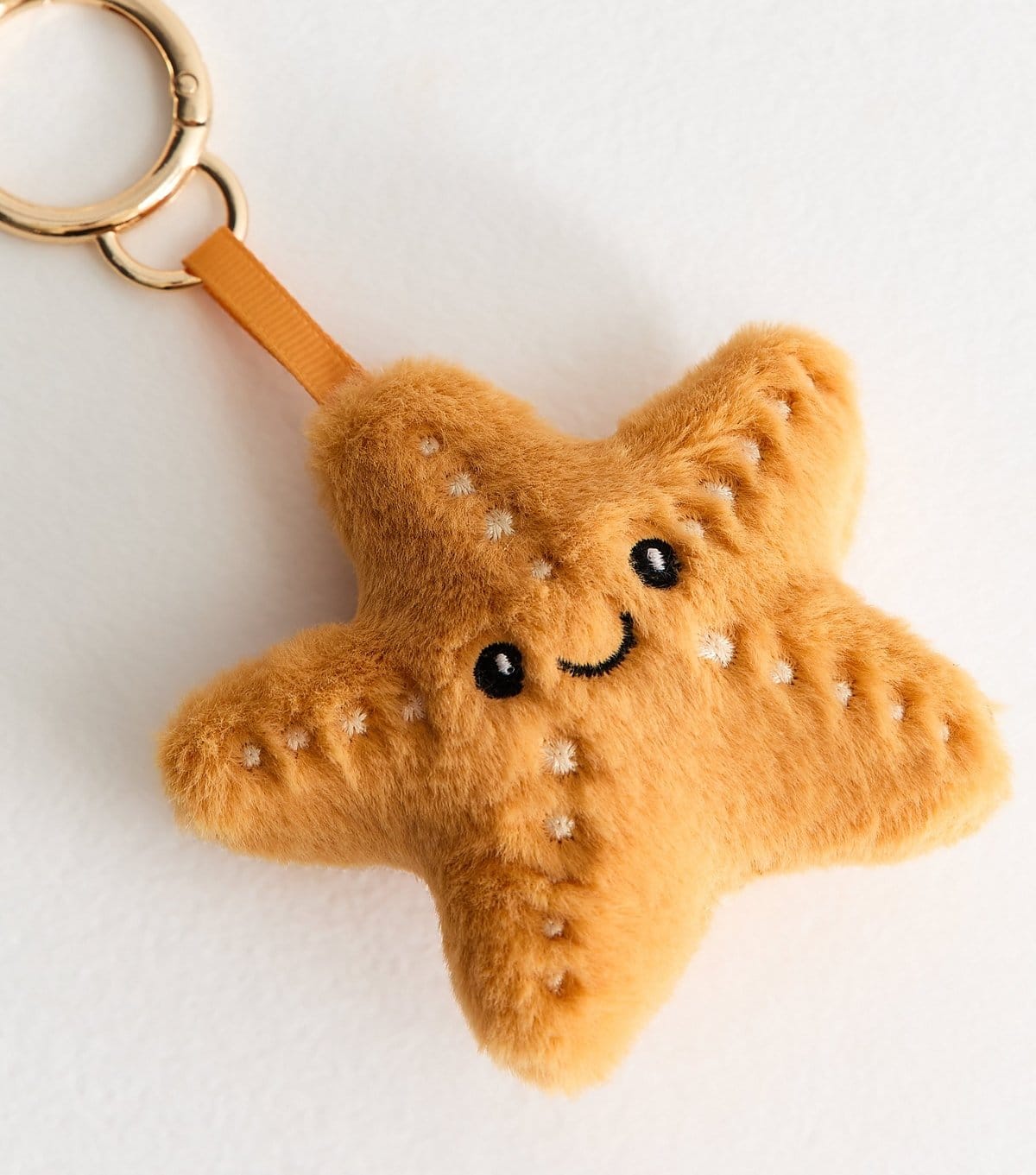 New Look Yellow Plush Starfish Bag Charm New Look - 4