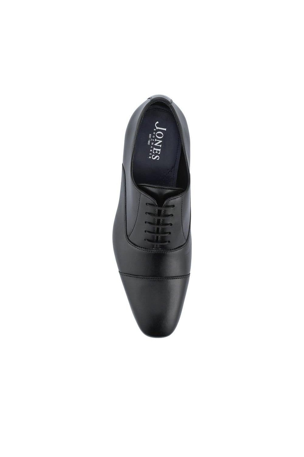Jones Bootmaker Jones Bootmaker Men's Montreal Smart Leather Shoes in Black - 4