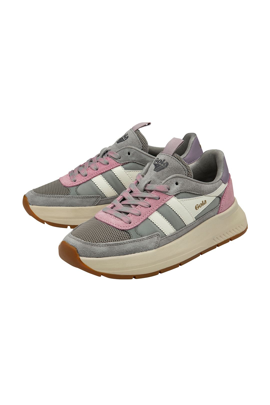 Gola Classics Gola Classics Women's 'Phoenix' Lace-Up Trainers in Grey - 3