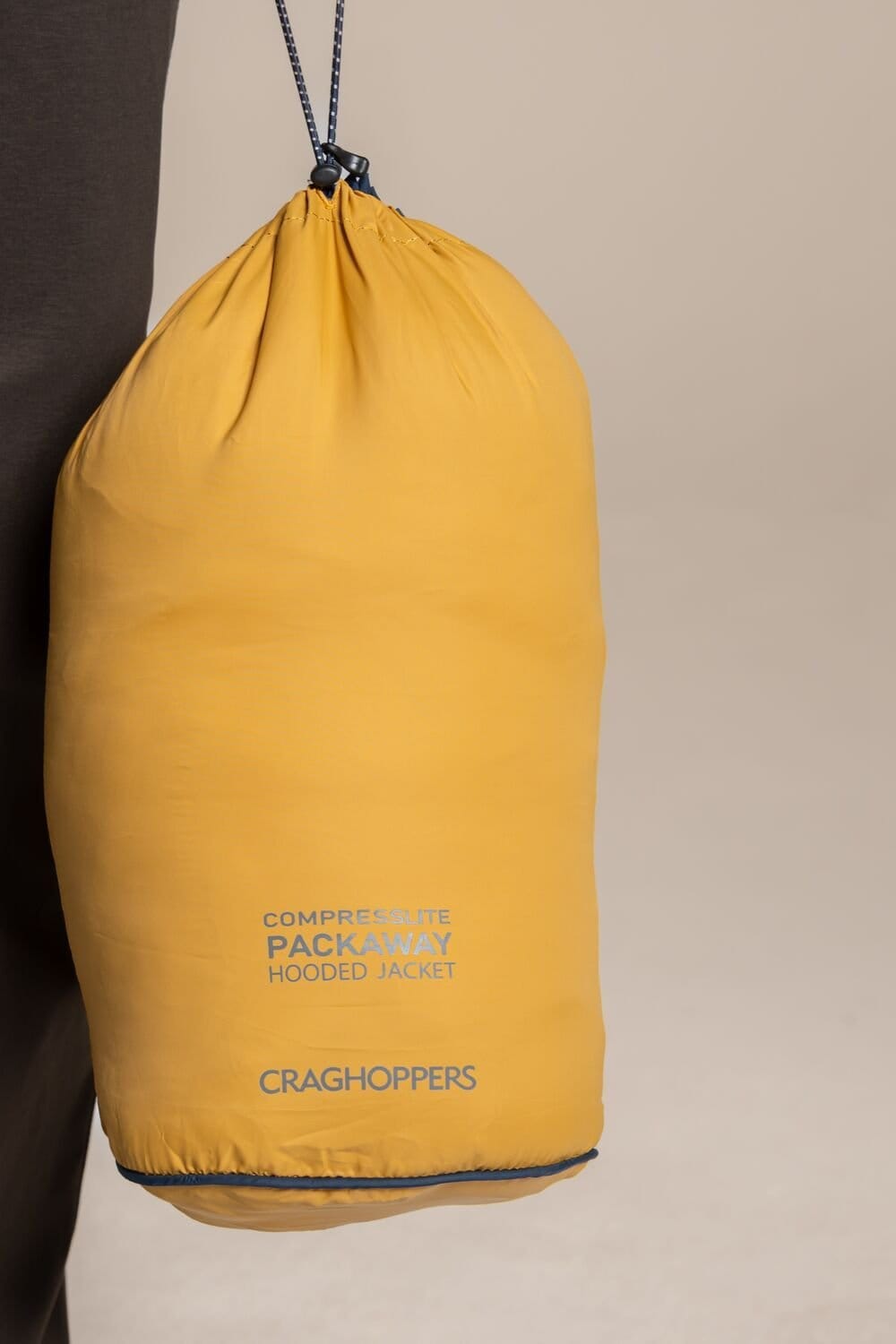 Craghoppers Craghoppers Men's Compresslite IX Hooded Water Repellent Jacket in Bright Yellow - 4