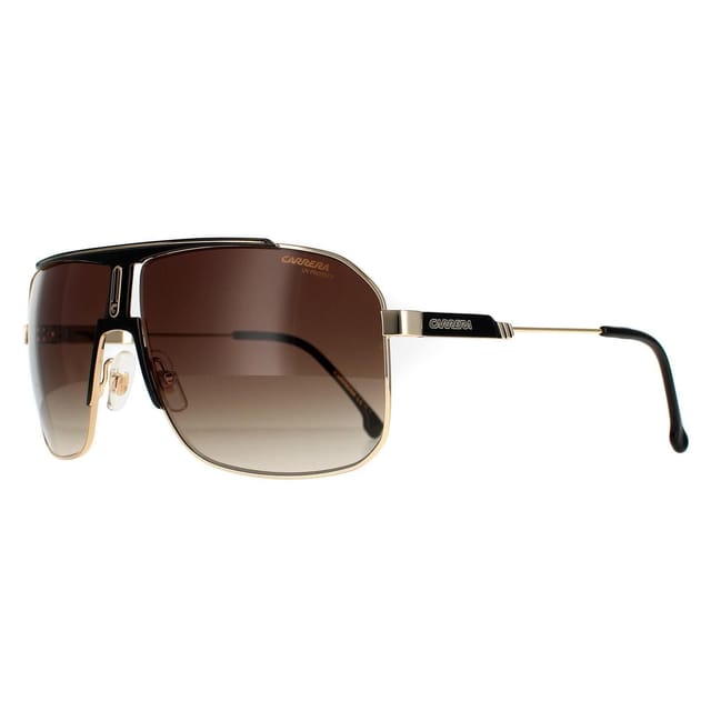 Carrera Carrera Men's Rectangle Black Gold Brown Gradient 1043/S - 2
