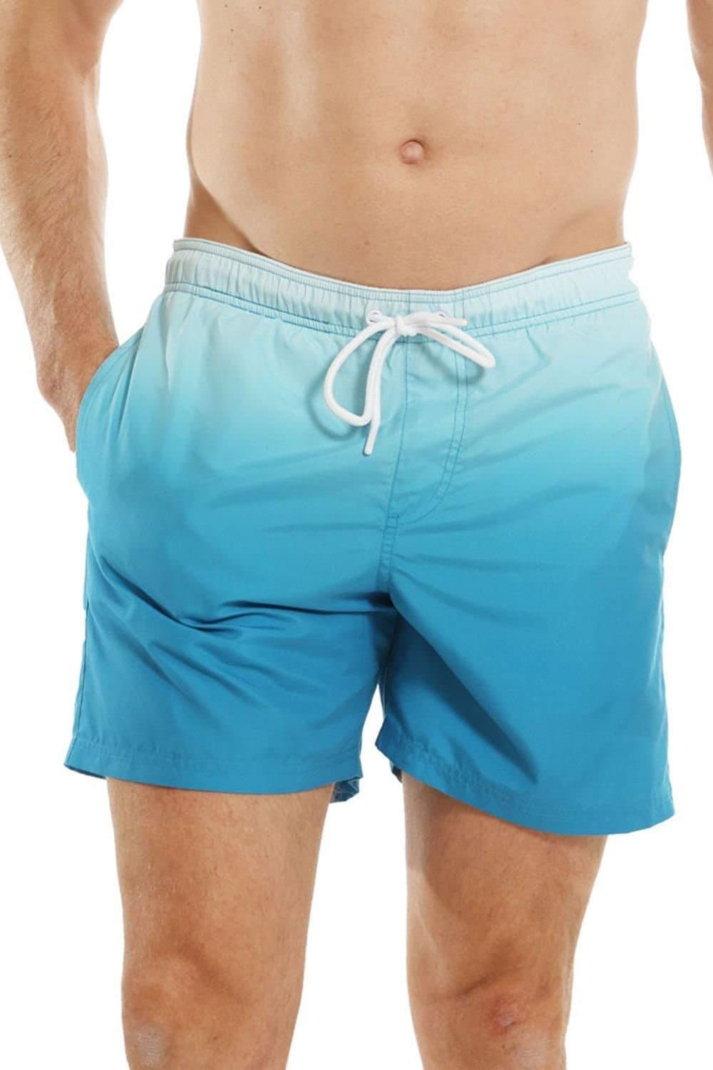 RIPT Essentials RIPT Essentials Men's Dip Dye Swim Shorts in Blue